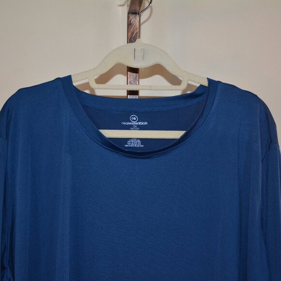 Real Essentials Womens Long-Sleeve Dri Fit Shirt Workout Shirt NWOT - Picture 2 of 9